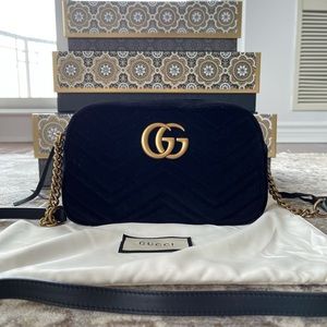 Gucci Marmont Velvet Shoulder Bag (SOLD)